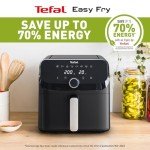 Tefal Easy Fry Mega 7.5L Air Fryer, Black