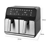 Extra Large 8L Dual Air Fryer with Presets