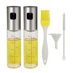 Oil Spray Bottle Set for Air Frying & Cooking