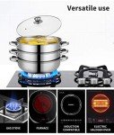 Taylor & Brown 3-Tier Stainless Steel Steamer Set
