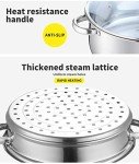 Taylor & Brown 3-Tier Stainless Steel Steamer Set