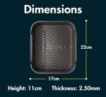 Black Silicone Liners for Air Fryers