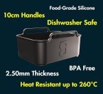 Black Silicone Liners for Air Fryers