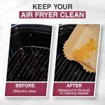 50 Pack Air Fryer Paper Liners - Square 16cm