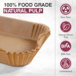 50 Pack Air Fryer Paper Liners - Square 16cm