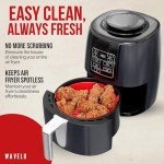 WAVELU Food Safe Silicone Air Fryer Pot Liner