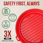 WAVELU Food Safe Silicone Air Fryer Pot Liner