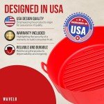 WAVELU Food Safe Silicone Air Fryer Pot Liner