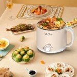 Vocha 1.6L Non-Stick Electric Hot Pot Cooker