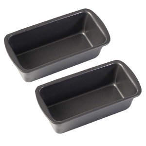 Non-Stick Stainless Steel Mini Loaf Pans - 2PCS