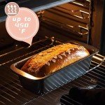 Non-Stick Stainless Steel Mini Loaf Pans - 2PCS