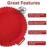 Reusable Silicone Air Fryer Liners - 2 Pcs