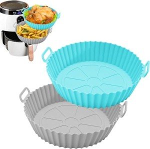 Silicone Air Fryer Liners (2 Pack) - 7.8 inch