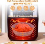 Silicone Air Fryer Liners (2 Pack) - 7.8 inch