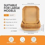 Large 9-Inch Air Fryer Parchment Paper Liners