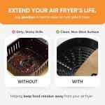 Large 9-Inch Air Fryer Parchment Paper Liners