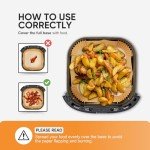 Large 9-Inch Air Fryer Parchment Paper Liners
