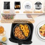 Silicone Air Fryer Liner with Divider - Round