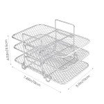 3-Tier Stainless Steel Air Fryer Rack