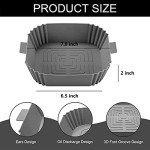 Silicone Air Fryer Liners - 2 Pack