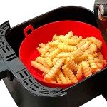 Silicone Pot for Easy Air Fryer Cleanup (Red)