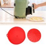 Silicone Pot for Easy Air Fryer Cleanup (Red)
