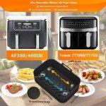 10-Piece Accessory Set for Dual Air Fryers