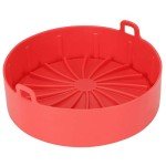 Silicone Pot for Easy Air Fryer Cleanup (Red)