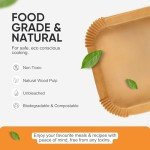 100pcs Air Fryer Parchment Paper Liners - 6.5 Inch