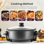 SUPERLEX 32cm Electric Air Fryer Skillet