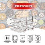 KJKVIVH Dual Air Fryer Stainless Steel Rack