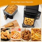 100 Air Fryer Liners for Ninja Double Stack