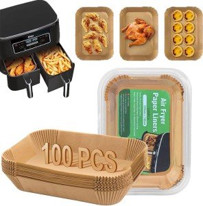 Disposable Air Fryer Liners for Dual Zone Cookers