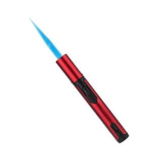 Adjustable Jet Flame Butane Lighter with Window