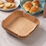 GreenMingle Air Fryer Parchment Paper Liners - 100 Pack