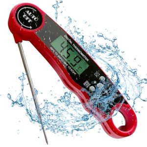ZVOPVO Digital Meat Thermometer with Collapsible Probe