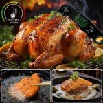 ZVOPVO Digital Meat Thermometer with Collapsible Probe