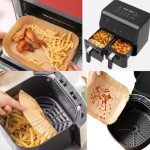 Square Air Fryer Paper Liners - 30 Pack