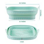 2-Pack Collapsible Silicone Liners for Air Fryer