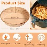 Round Air Fryer Parchment Paper, 120 PCS