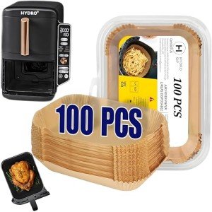 100 Disposable Air Fryer Liner Papers - Fits Most Models