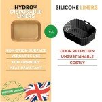 100 Disposable Air Fryer Liner Papers - Fits Most Models