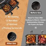 Silicone Air Fryer Liners for Ninja Foodi, 2Pcs
