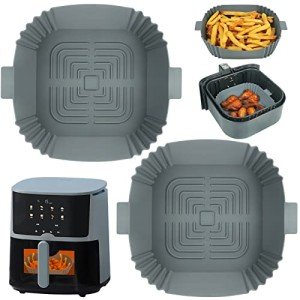Silicone Air Fryer Liners - 8 Inch Square