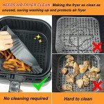 Silicone Air Fryer Liners - 8 Inch Square