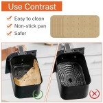 200 Pcs Nonstick Air Fryer Paper Liners