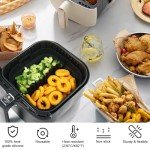 Silicone Air Fryer Liner with Divider, 8 Inch