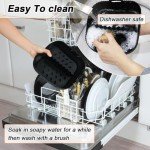Silicone Air Fryer Liner with Divider, 8 Inch