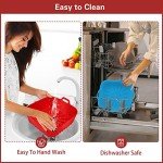 9-inch Silicone Air Fryer Liners for Easy Cleanup