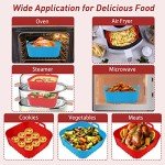 9-inch Silicone Air Fryer Liners for Easy Cleanup